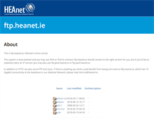 Tablet Screenshot of ftp.heanet.ie